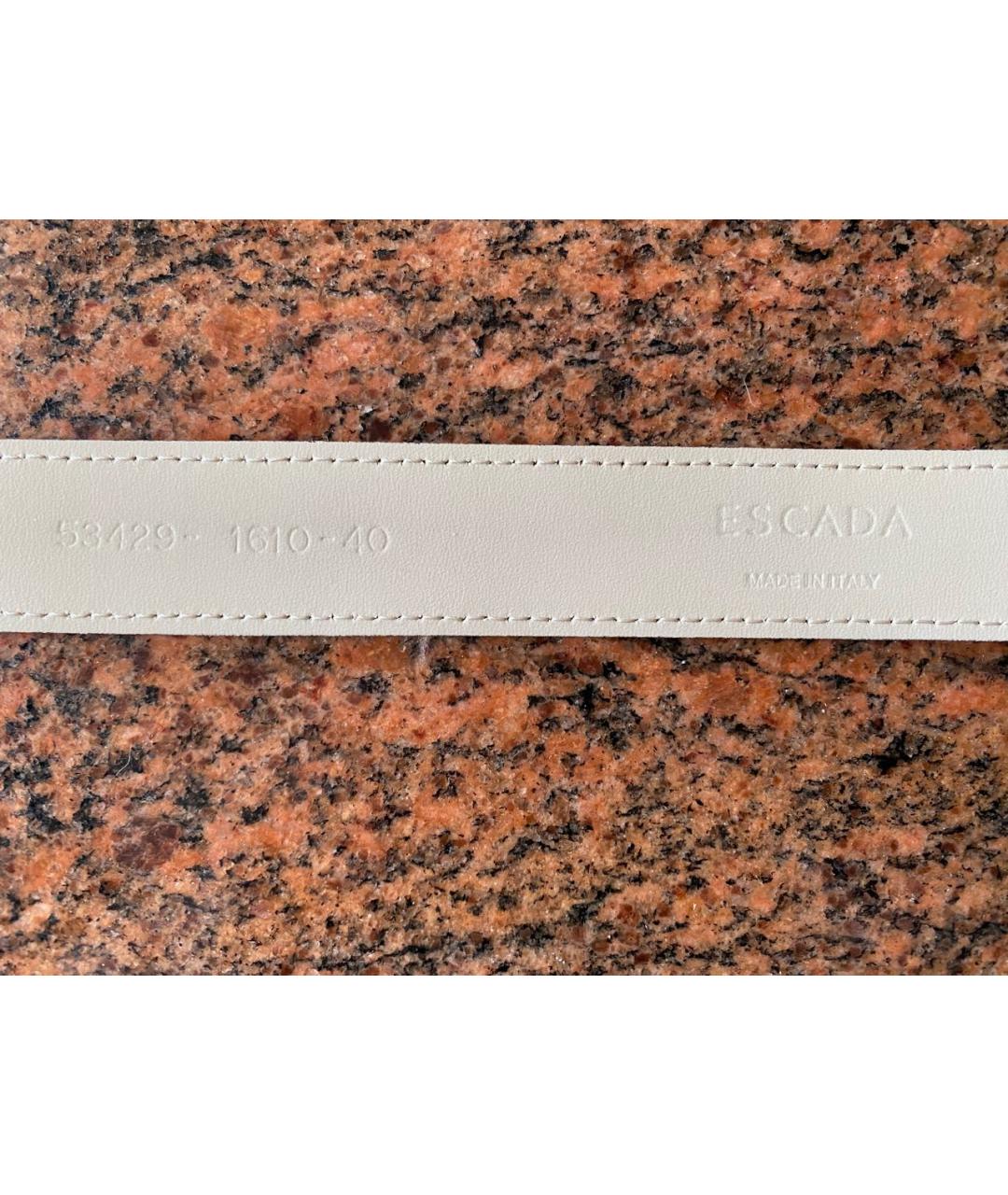 ESCADA Фиолетовый кожаный ремень, фото 8