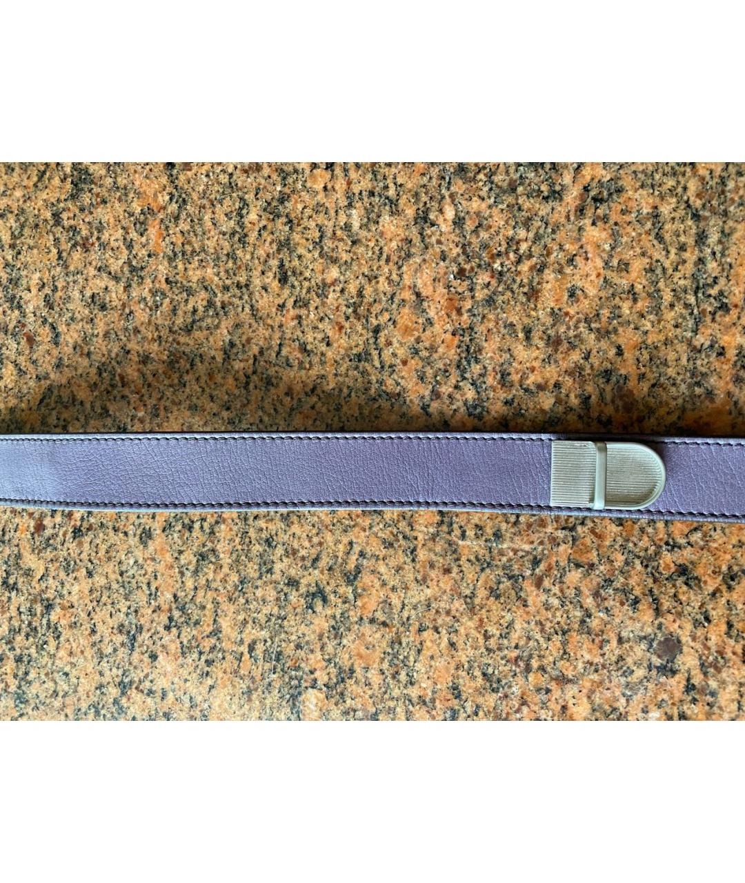 ESCADA Фиолетовый кожаный ремень, фото 6