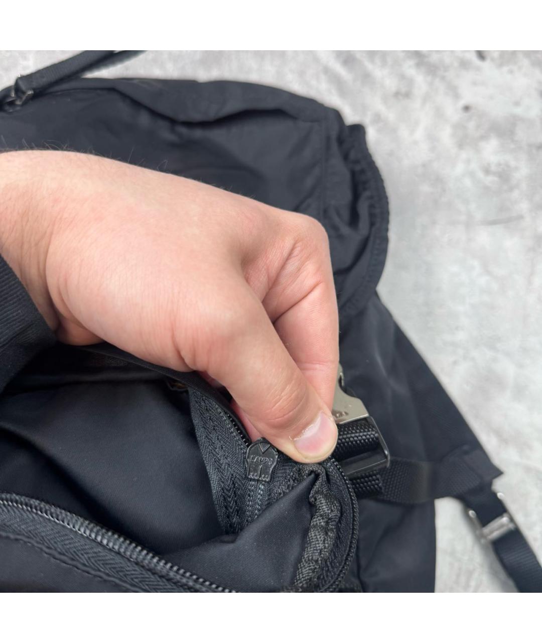 PRADA Черный кошелек, фото 3