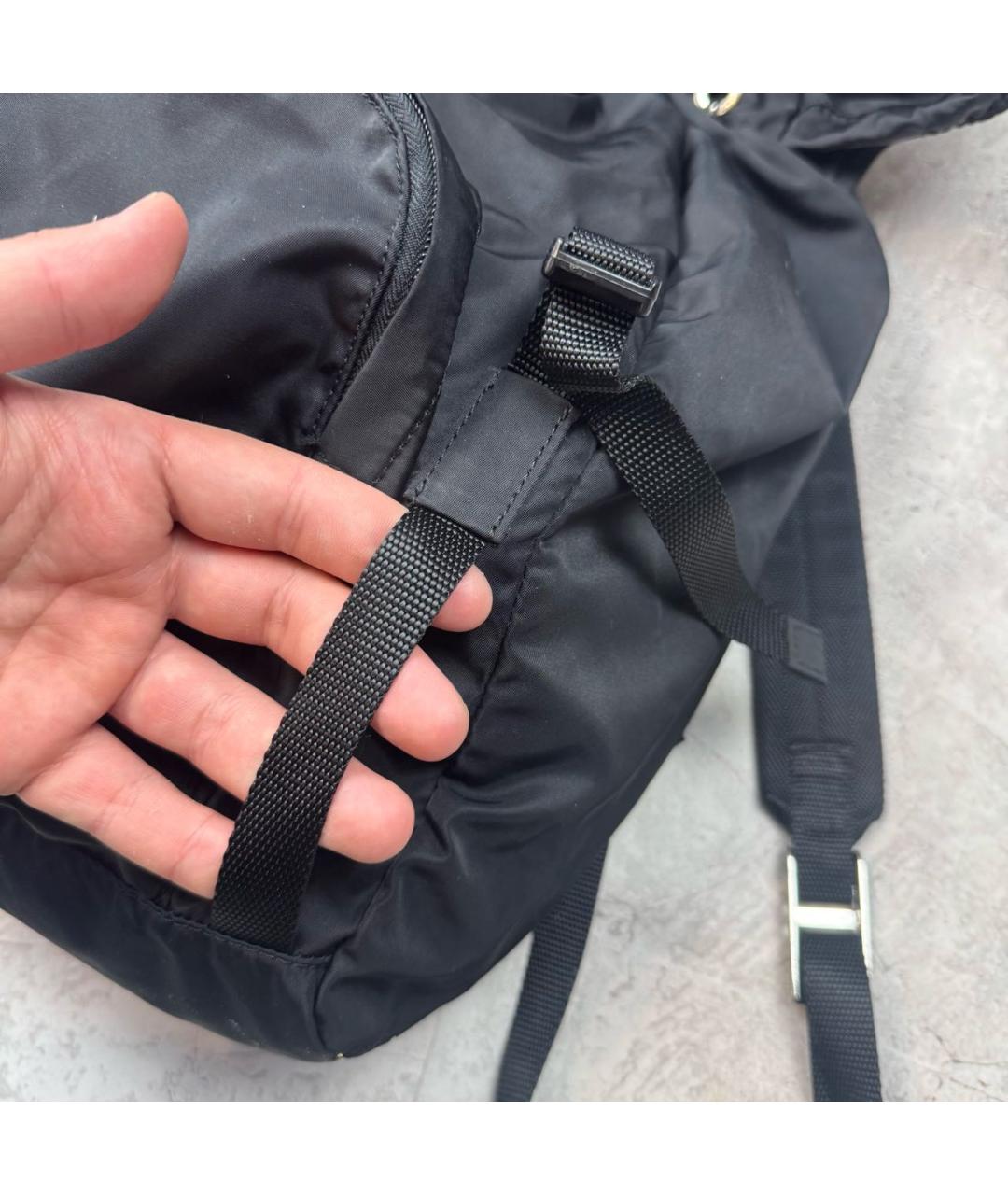 PRADA Черный кошелек, фото 5