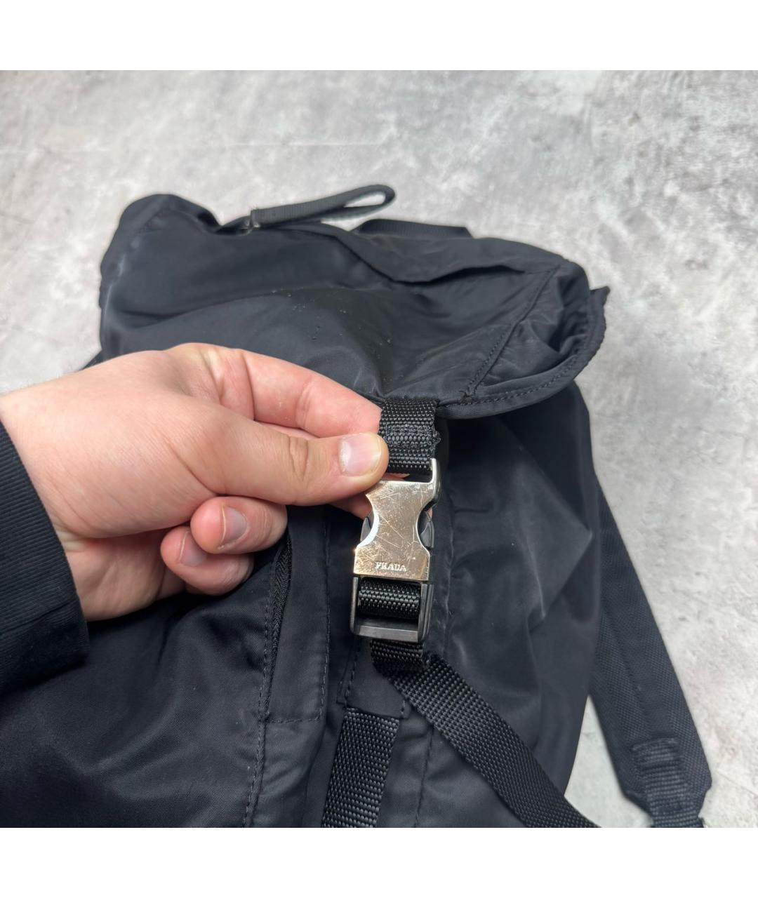 PRADA Черный кошелек, фото 2