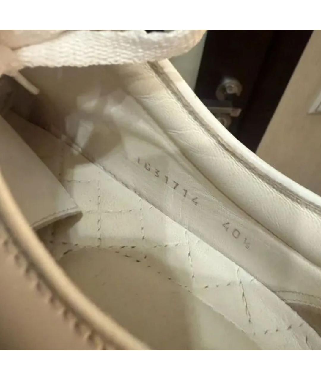 CHANEL Мульти кожаные слипоны, фото 5