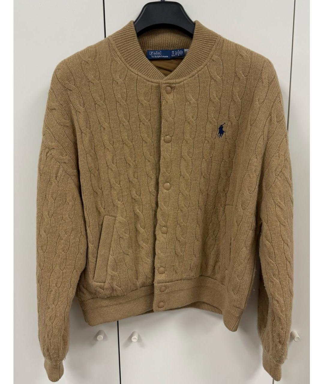 POLO RALPH LAUREN Коричневая шерстяная куртка, фото 4