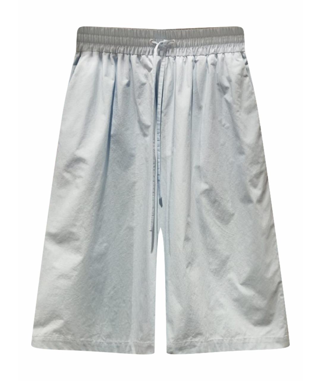 MSGM Голубые хлопковые шорты, фото 1