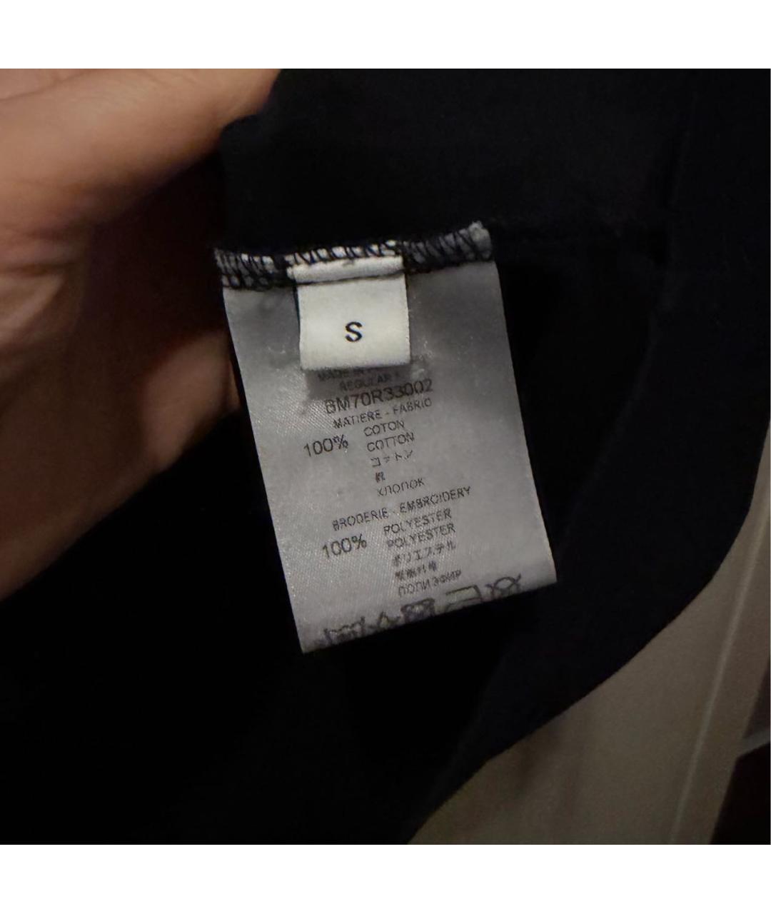 GIVENCHY Черная хлопковая футболка, фото 2