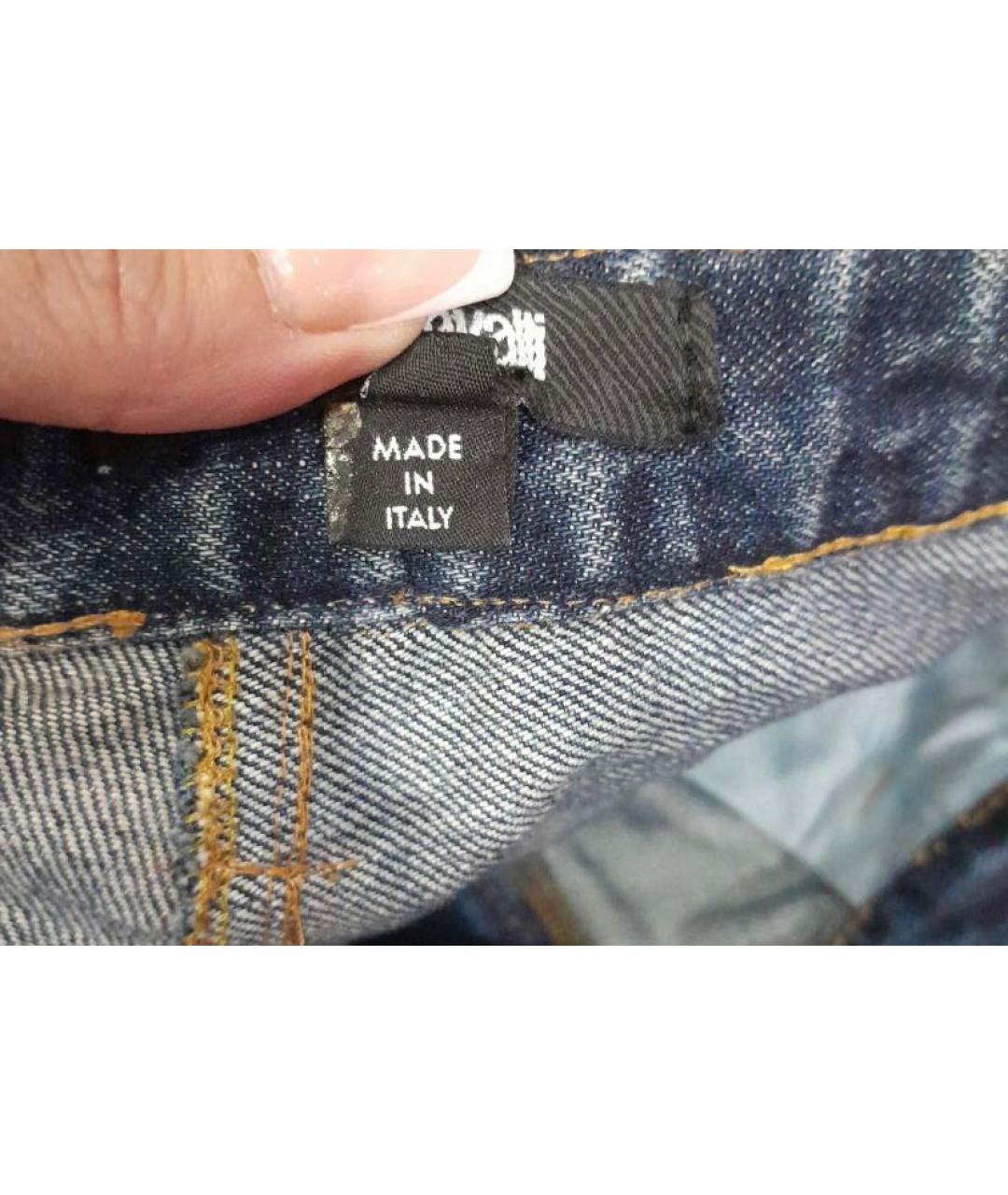 JUST CAVALLI Мульти хлопковые джинсы слим, фото 7