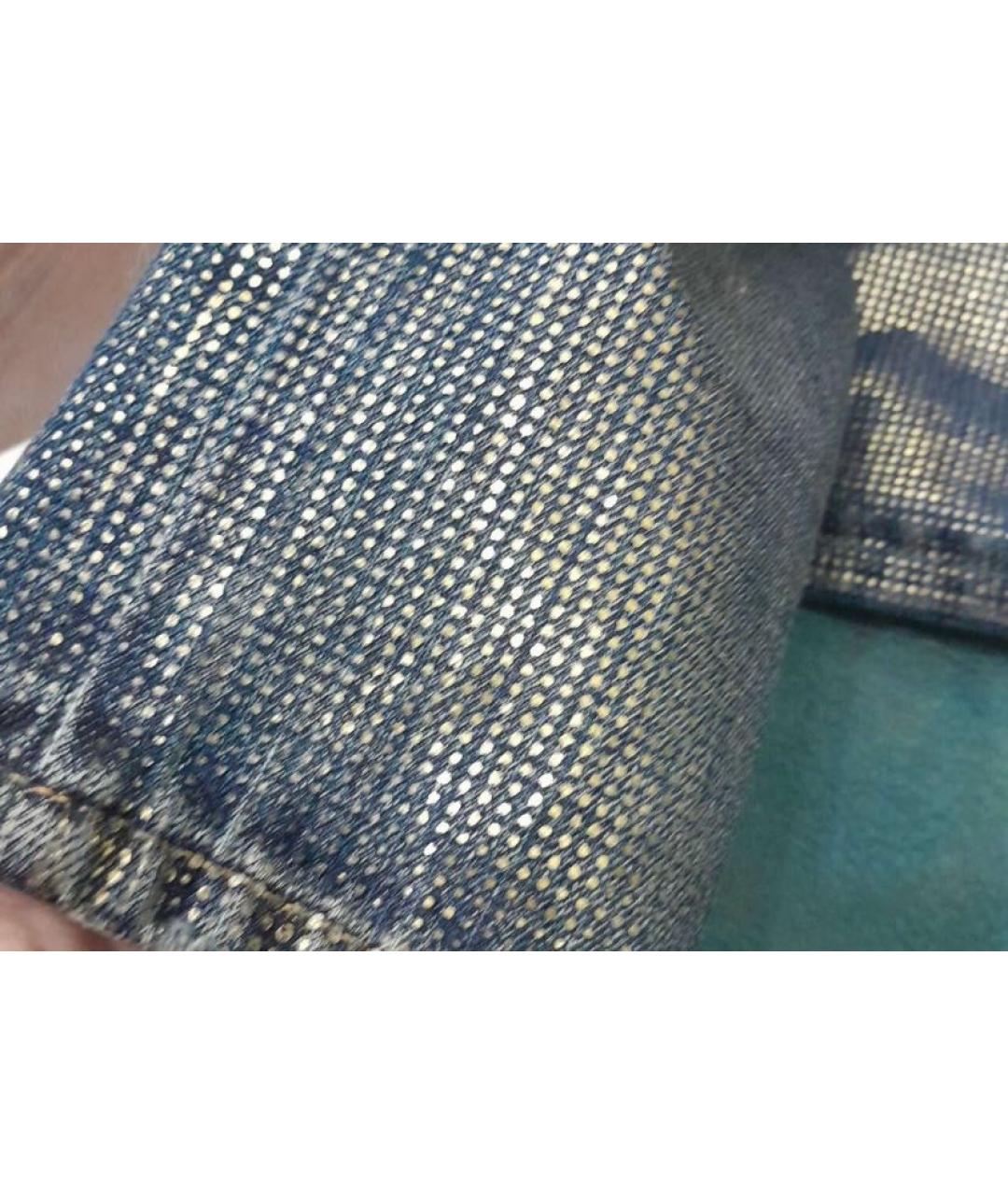 JUST CAVALLI Мульти хлопковые джинсы слим, фото 4