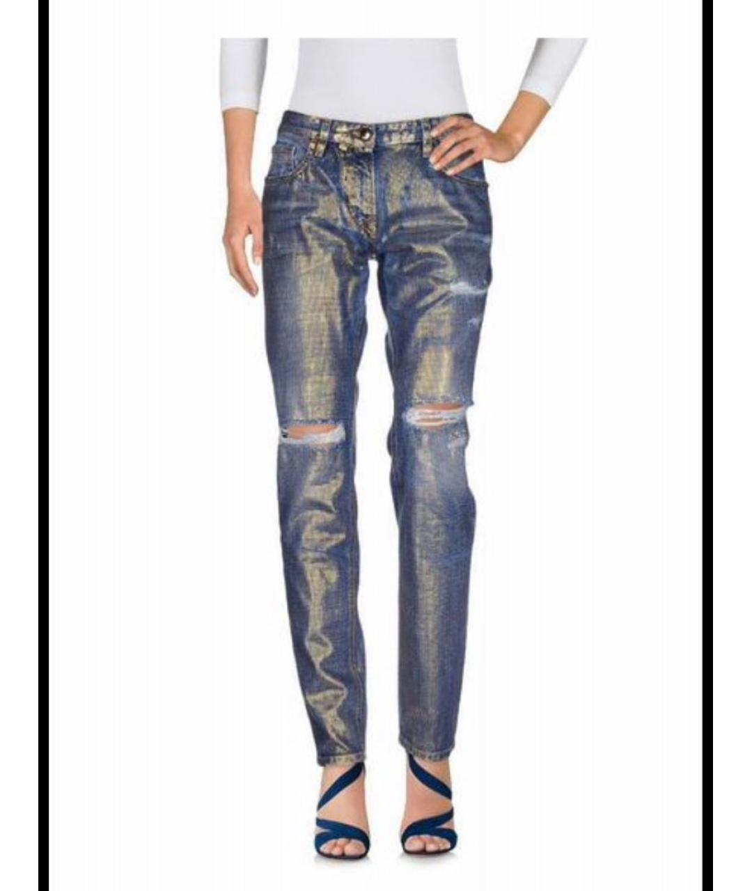 JUST CAVALLI Мульти хлопковые джинсы слим, фото 8