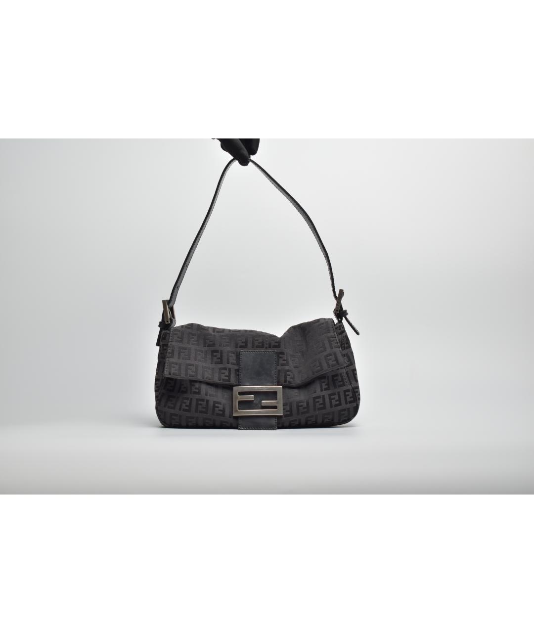 FENDI Черная сумка через плечо, фото 10