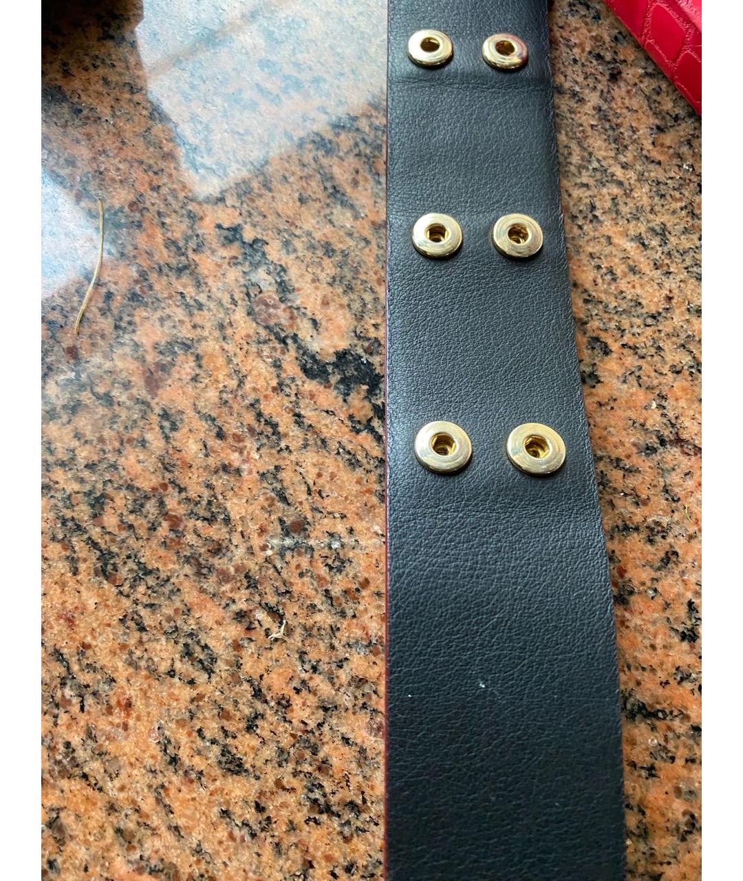 SONIA RYKIEL Красный кожаный ремень, фото 6