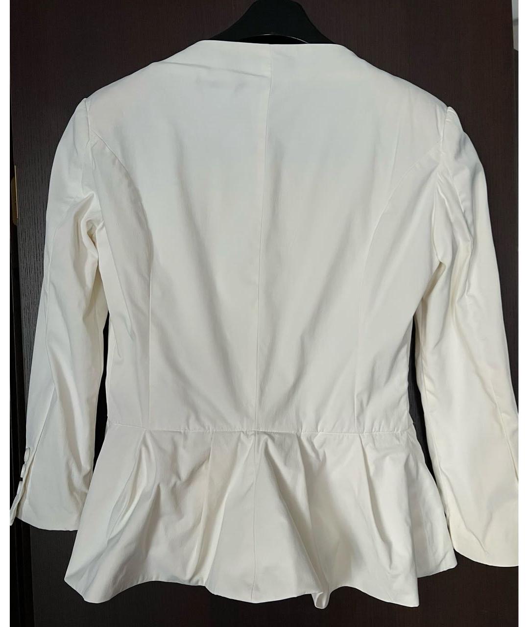 ELISABETTA FRANCHI Белый полиамидовый костюм с юбками, фото 2