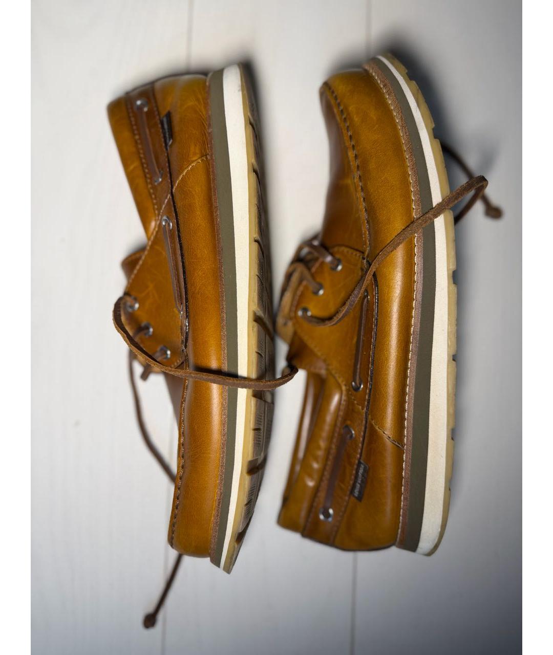 LOUIS VUITTON Коричневые кожаные лоферы, фото 7