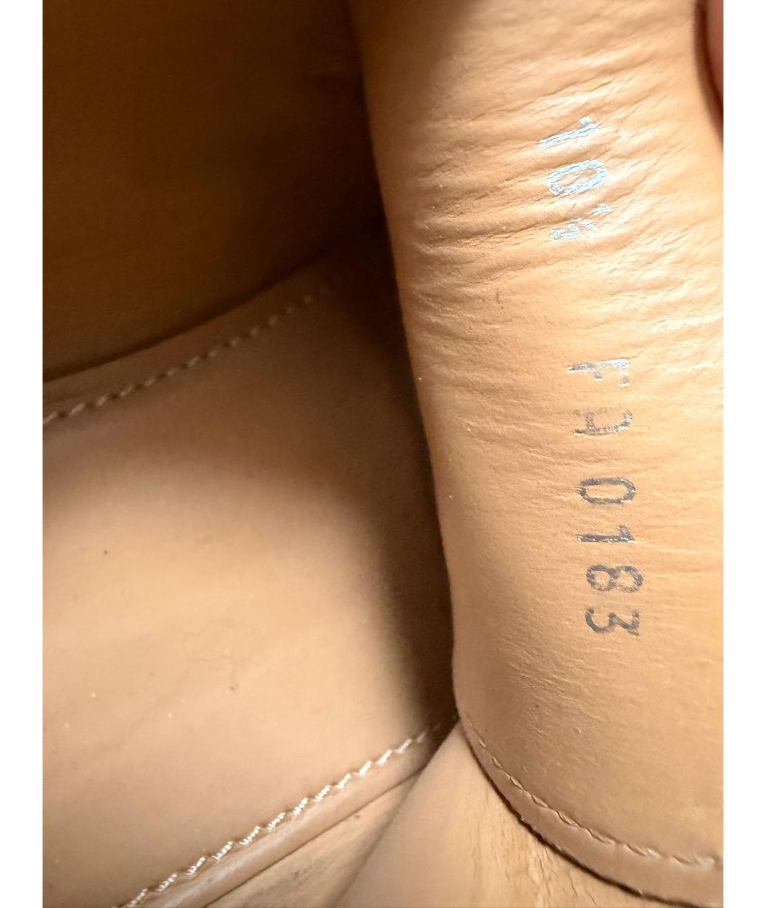 LOUIS VUITTON Коричневые кожаные лоферы, фото 6