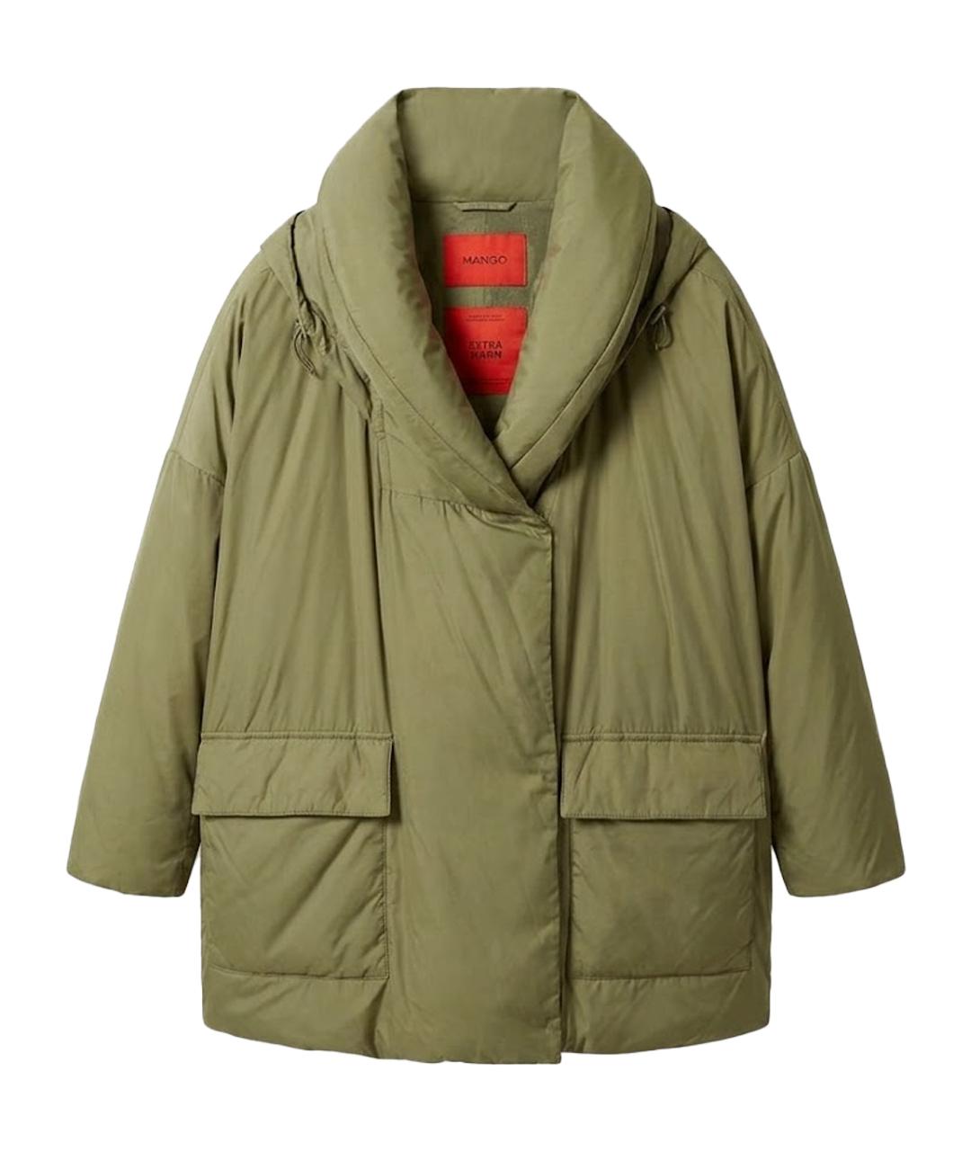MAX&CO Хаки полиэстеровая куртка, фото 1