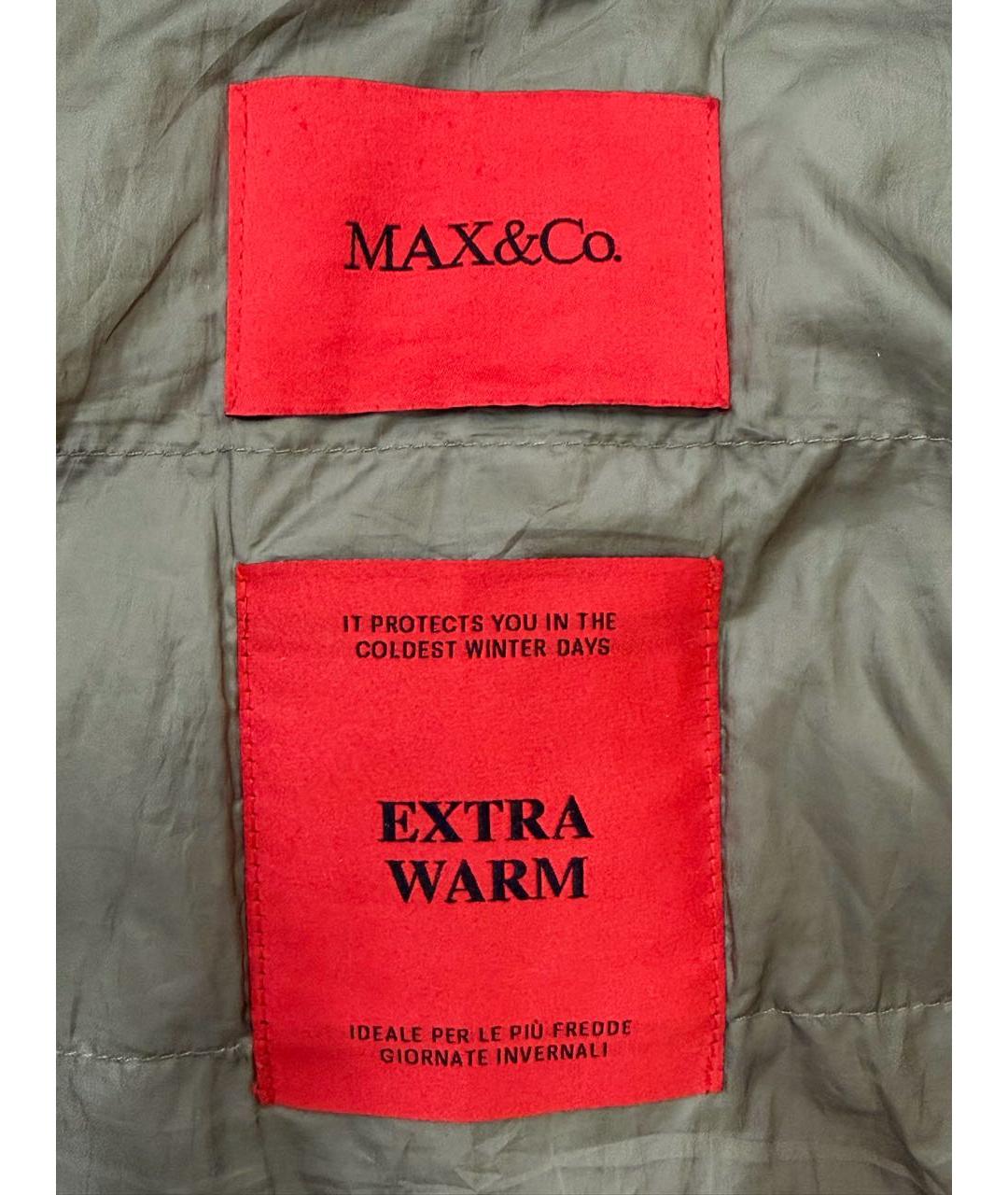 MAX&CO Хаки полиэстеровая куртка, фото 3
