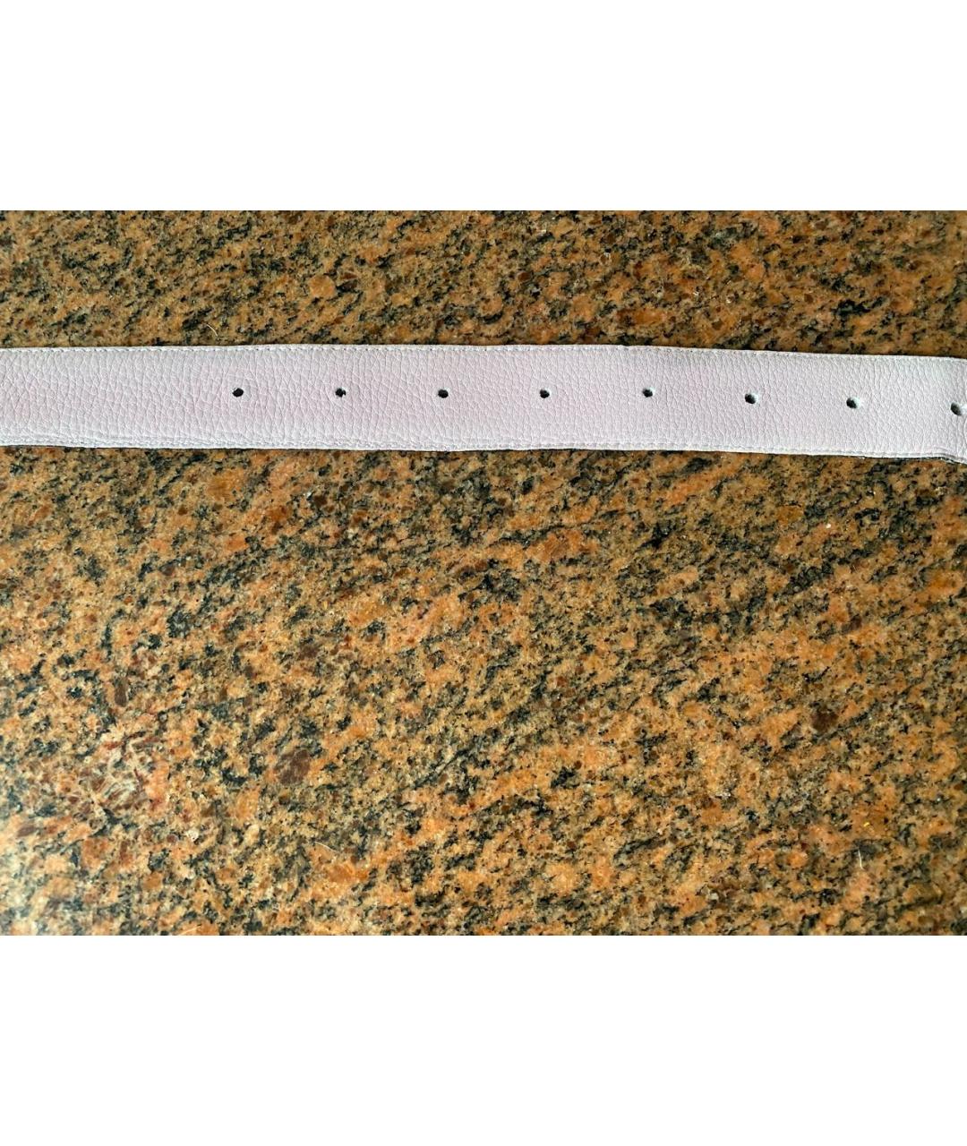 SONIA RYKIEL Розовый кожаный ремень, фото 7