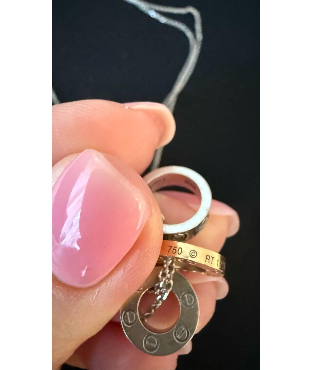 CARTIER Мульти подвеска из белого золота, фото 6