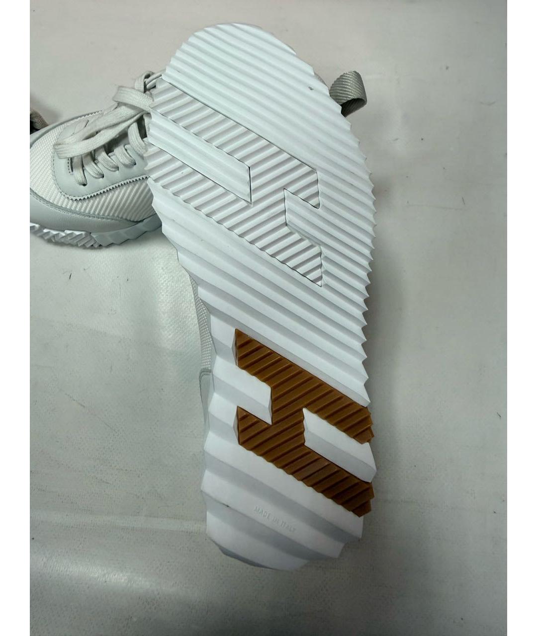 HERMES Белые кроссовки, фото 5