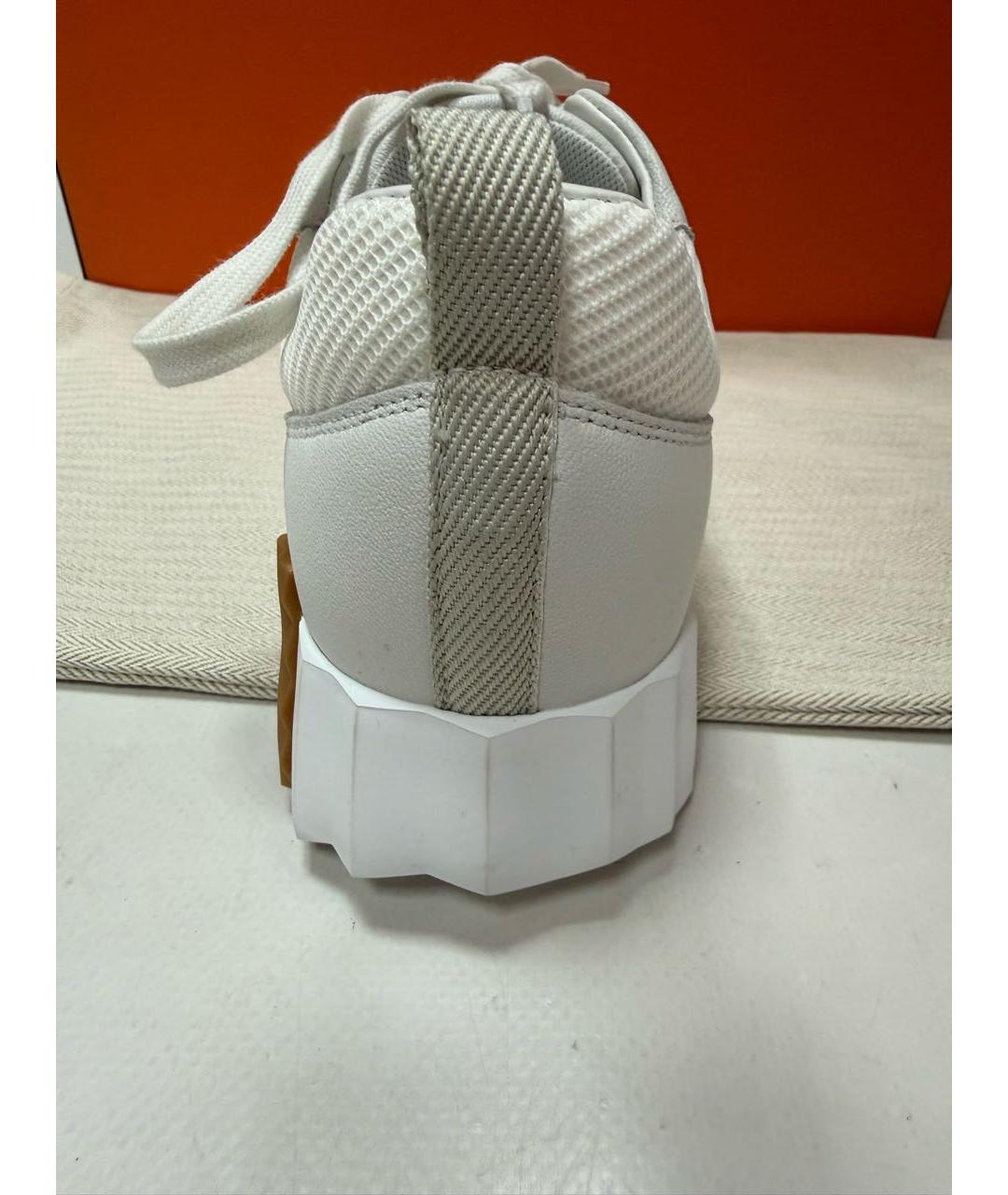 HERMES Белые кроссовки, фото 3