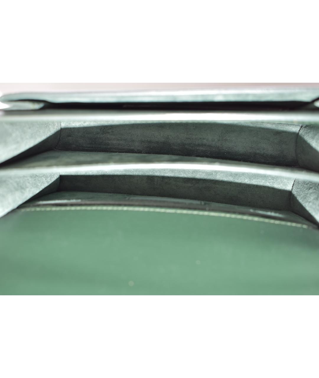 SAINT LAURENT Зеленая кожаная сумка через плечо, фото 4