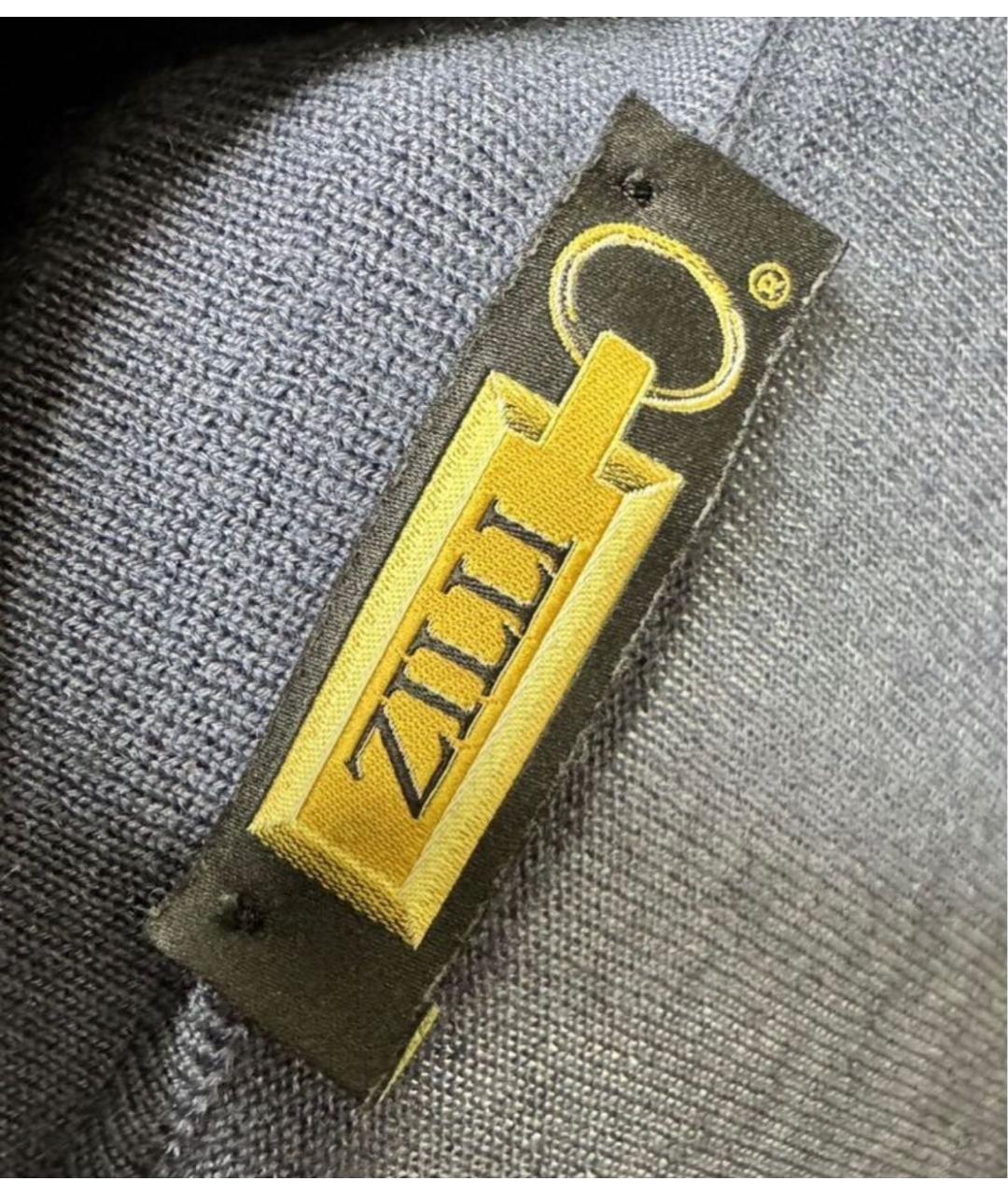 ZILLI Фиолетовое поло с длинным рукавом, фото 3