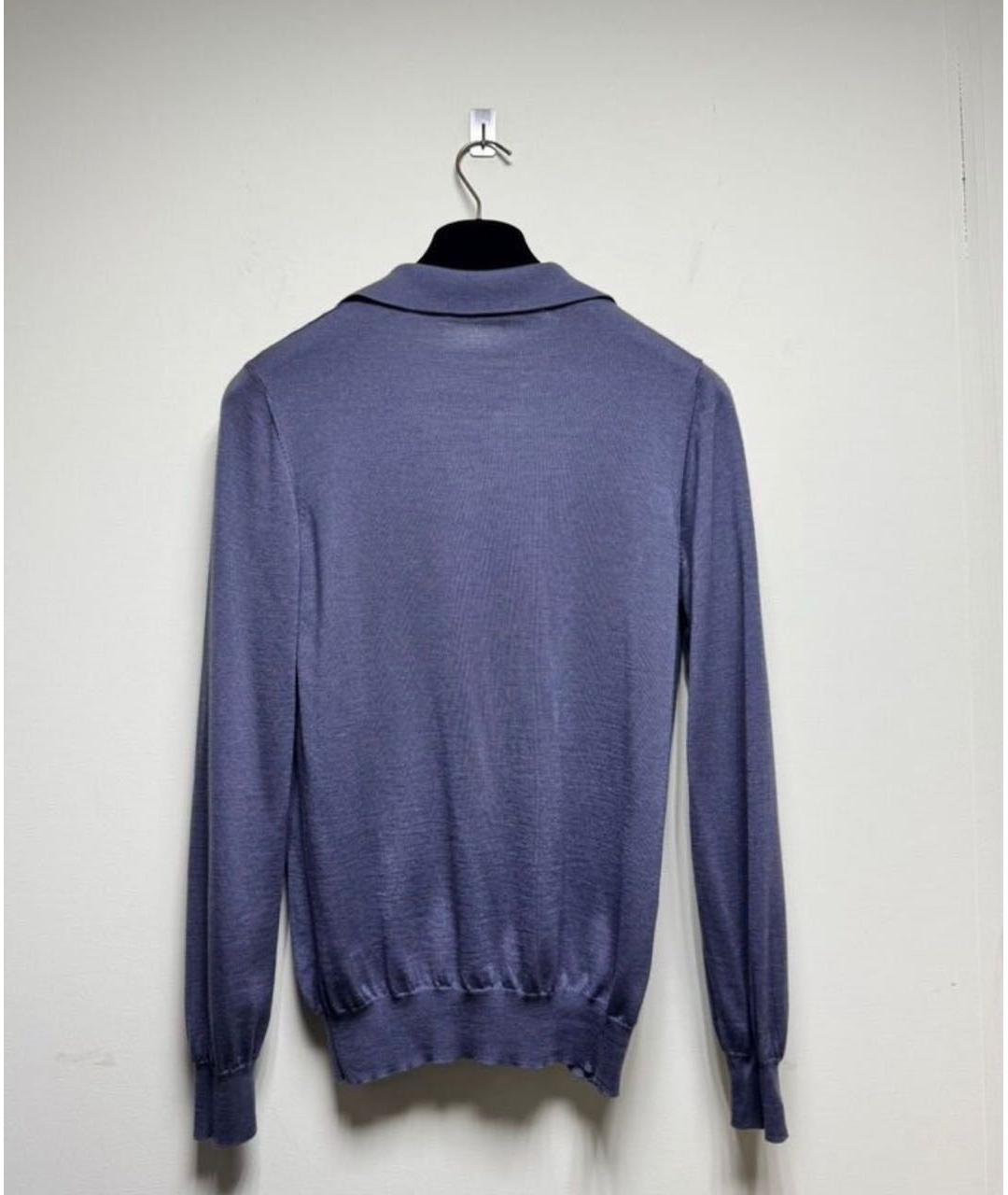 ZILLI Фиолетовое поло с длинным рукавом, фото 2