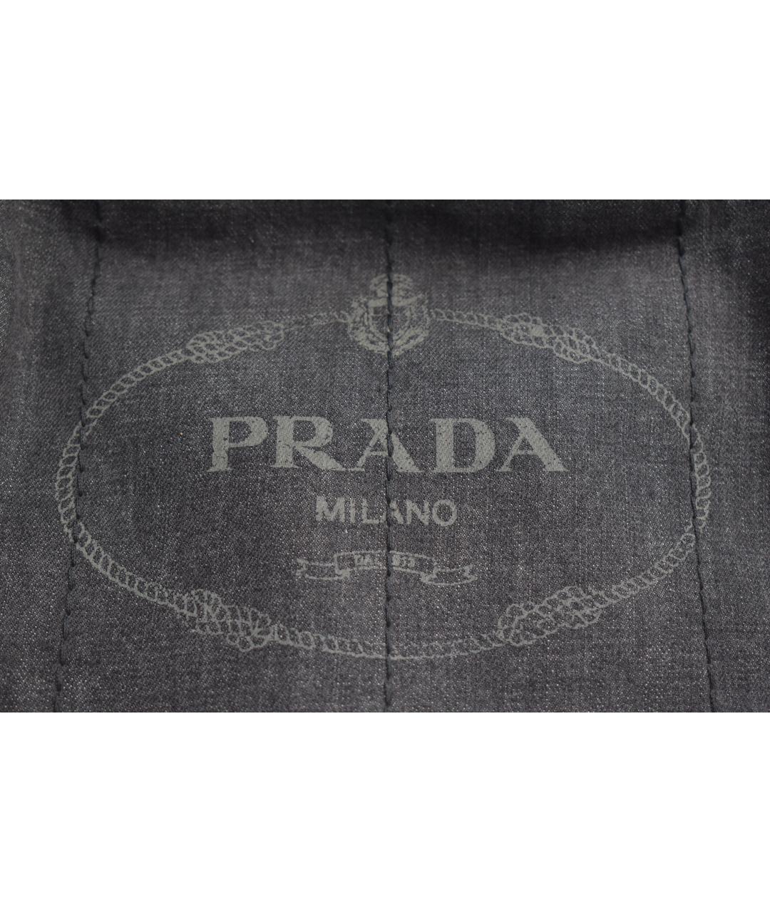 PRADA Серая сумка через плечо, фото 7