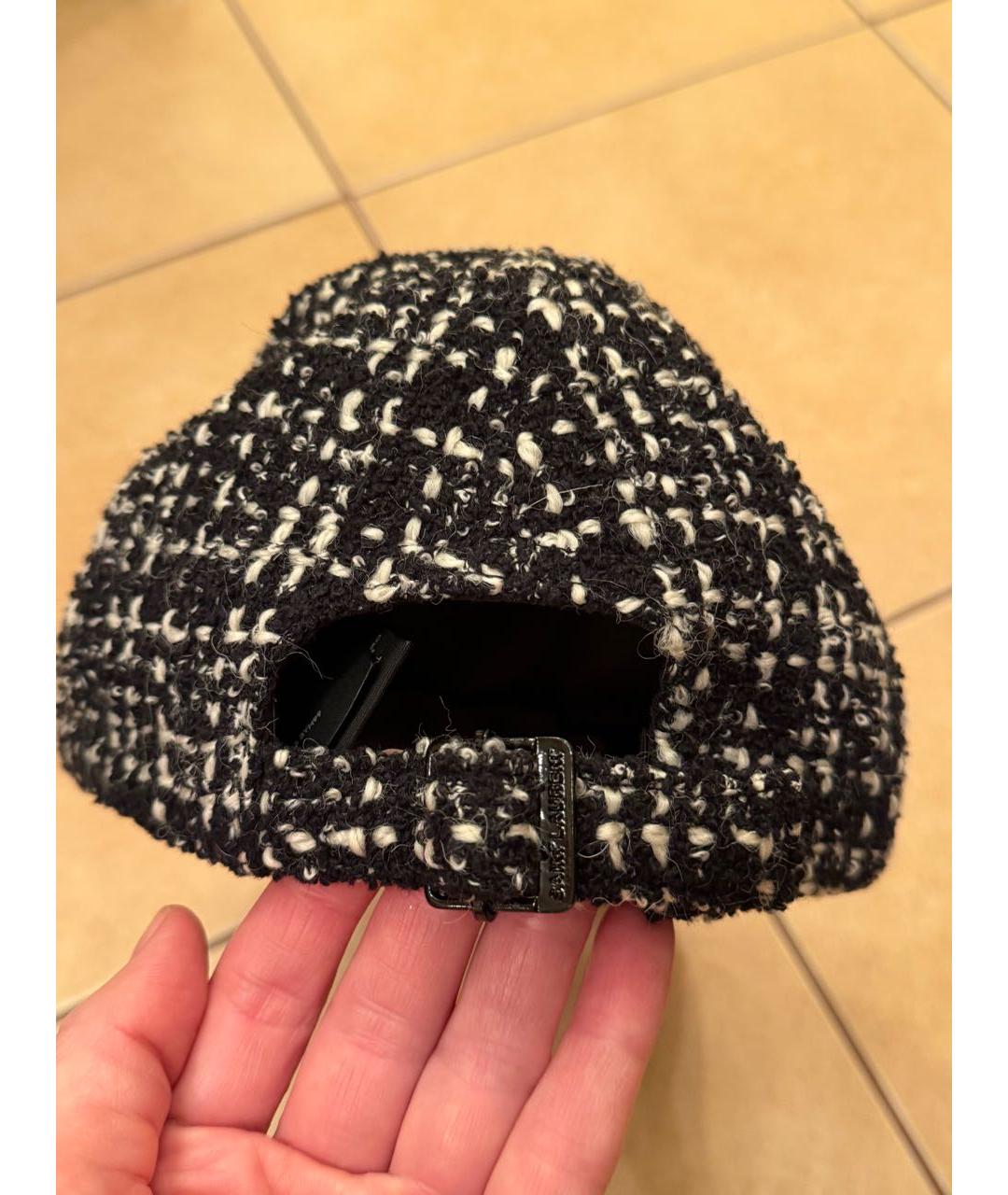 SAINT LAURENT Серая шерстяная кепка, фото 3