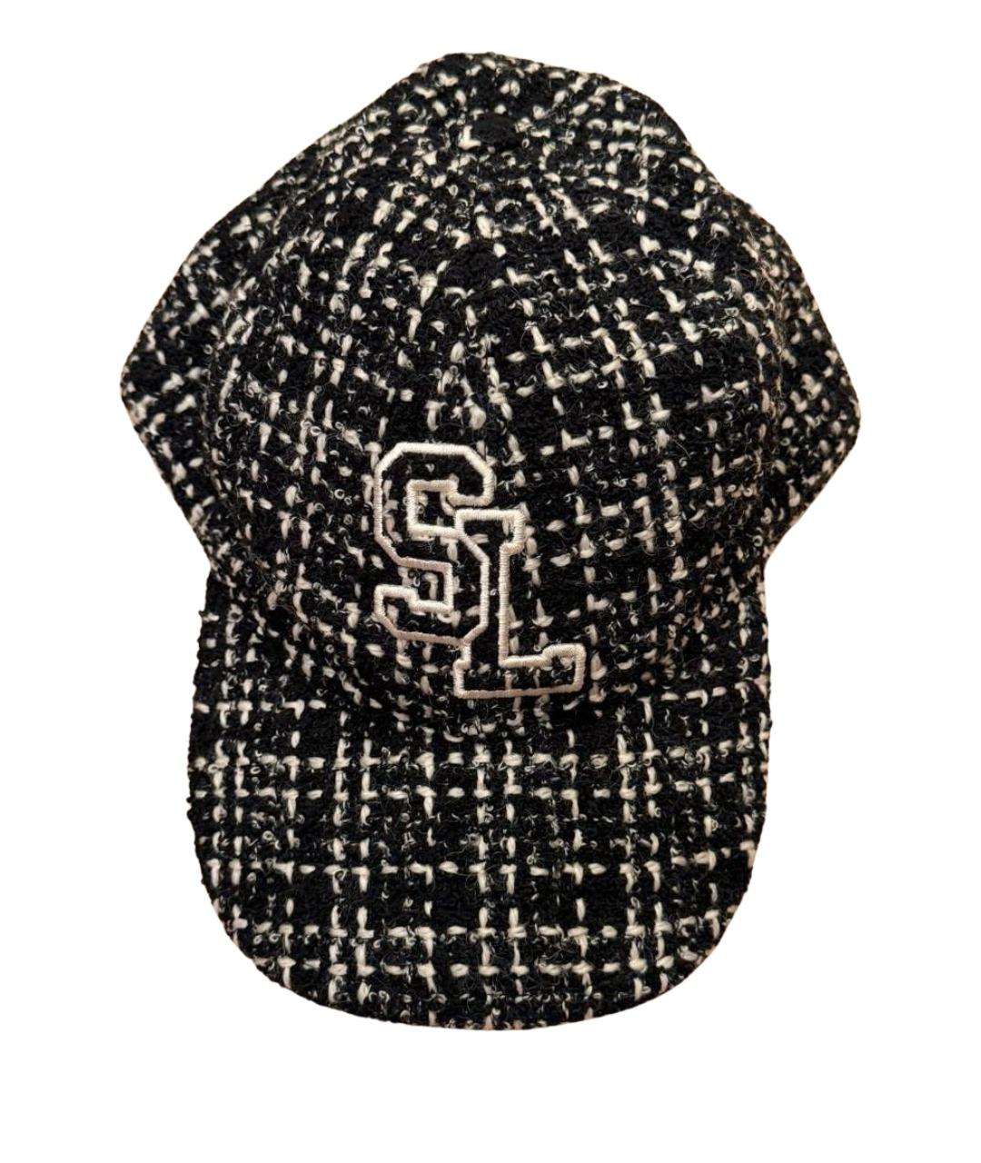 SAINT LAURENT Серая шерстяная кепка, фото 1