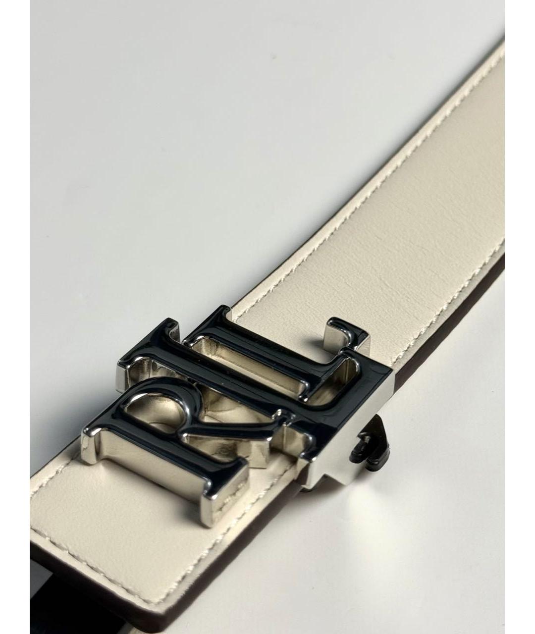 RALPH LAUREN Бежевый кожаный ремень, фото 5