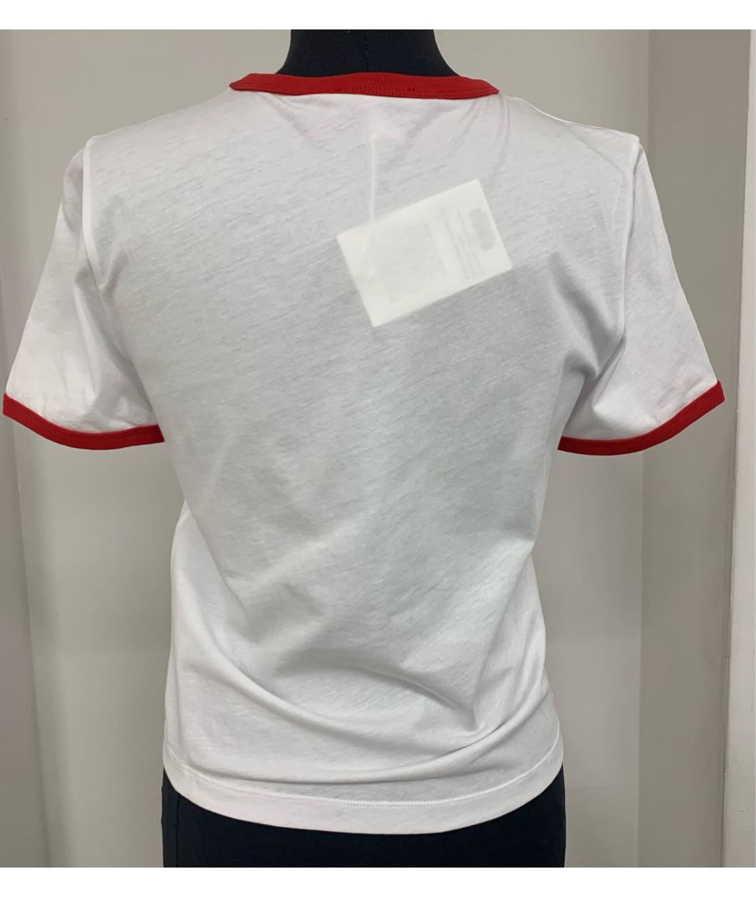 SPORTY AND RICH Белая хлопковая футболка, фото 4