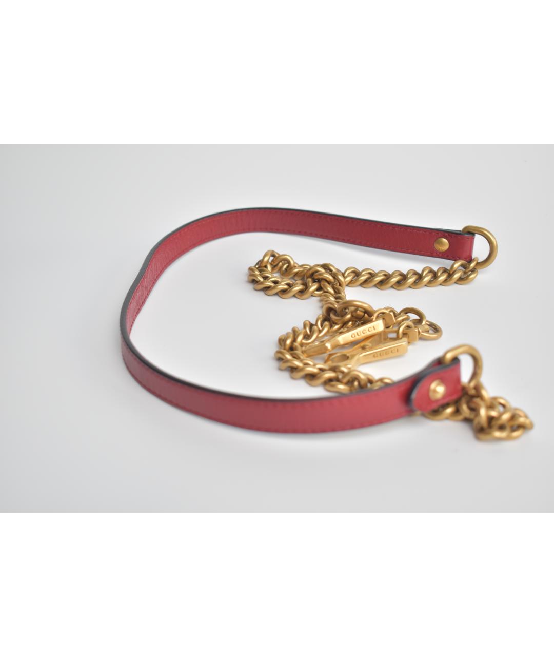 GUCCI Черная кожаная сумка через плечо, фото 7