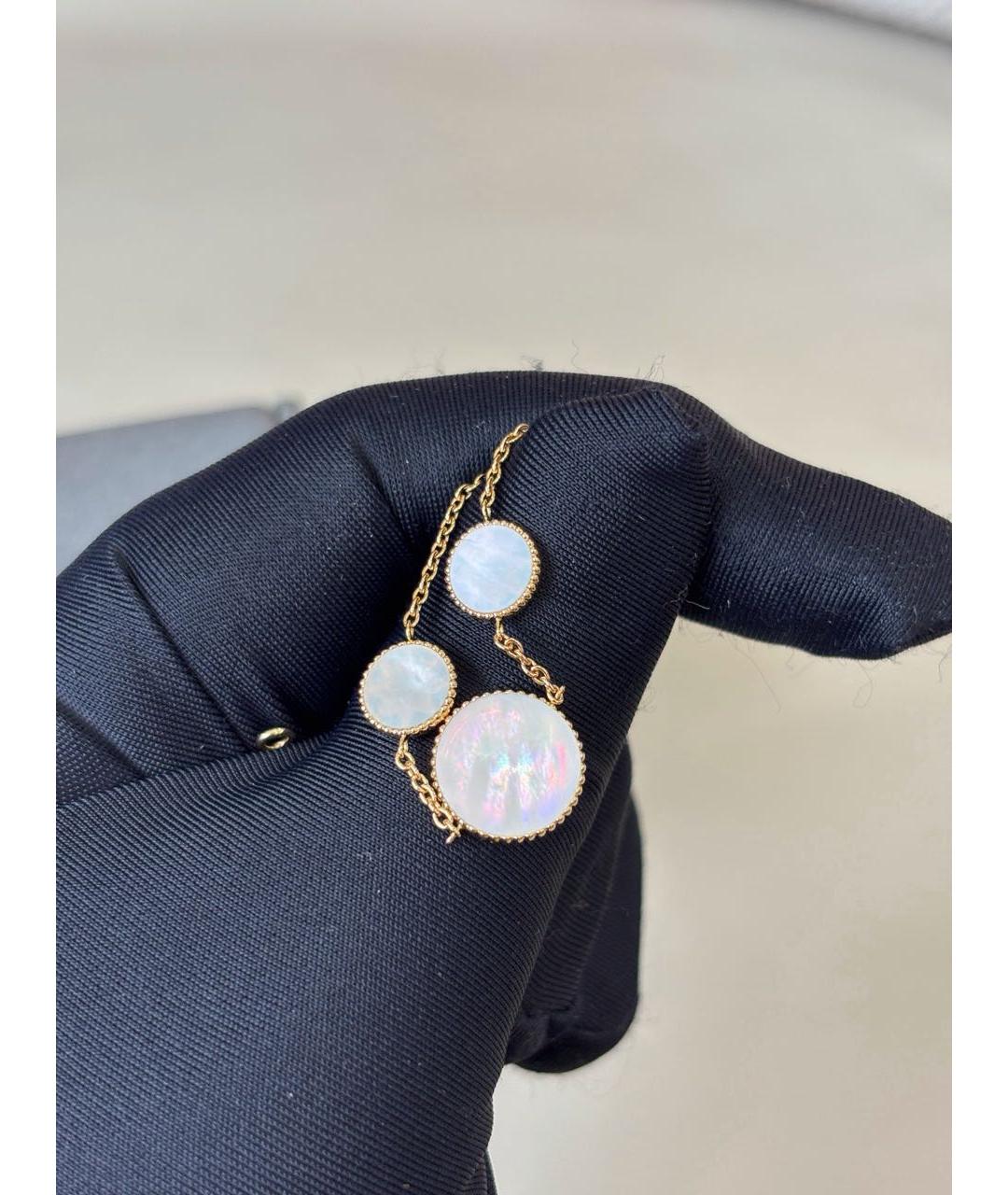 CHRISTIAN DIOR Белый браслет из желтого золота, фото 5