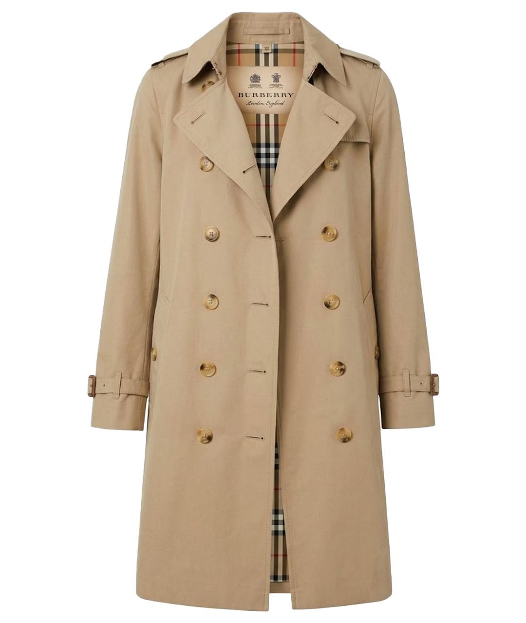 BURBERRY Бежевый тренч/плащ, фото 1