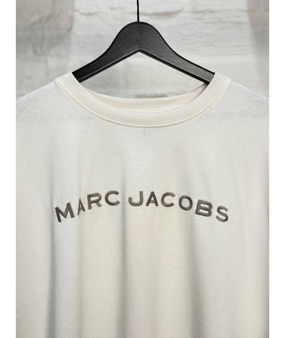 MARC JACOBS Белая хлопковая футболка, фото 2