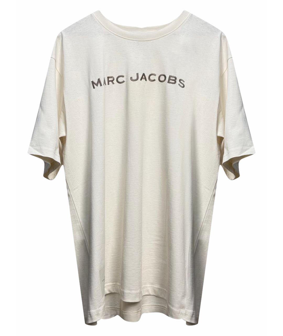 MARC JACOBS Белая хлопковая футболка, фото 1