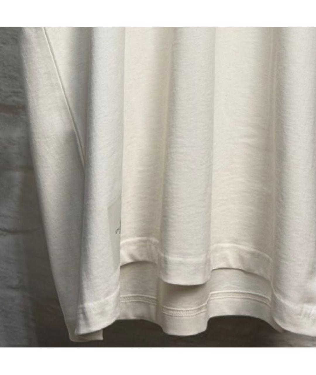 MARC JACOBS Белая хлопковая футболка, фото 4