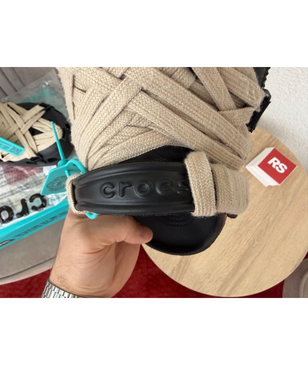 CROCS Черные низкие кроссовки / кеды, фото 7