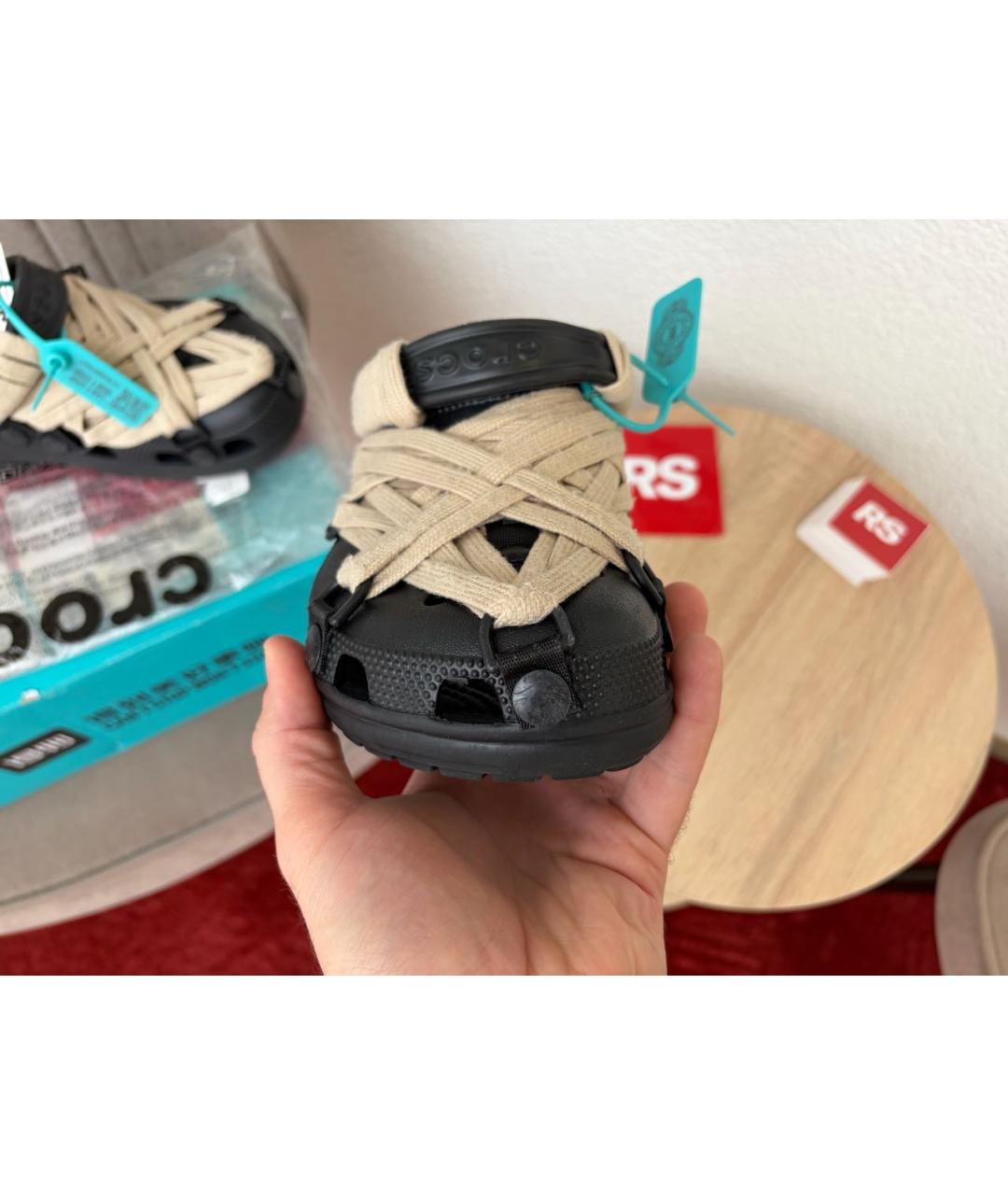 CROCS Черные низкие кроссовки / кеды, фото 2