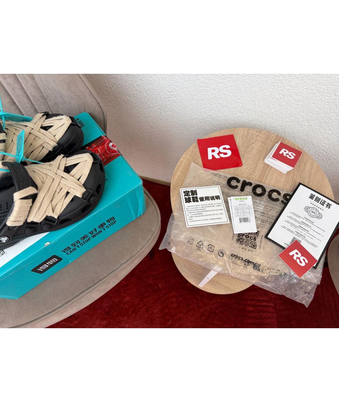 CROCS Черные низкие кроссовки / кеды, фото 8