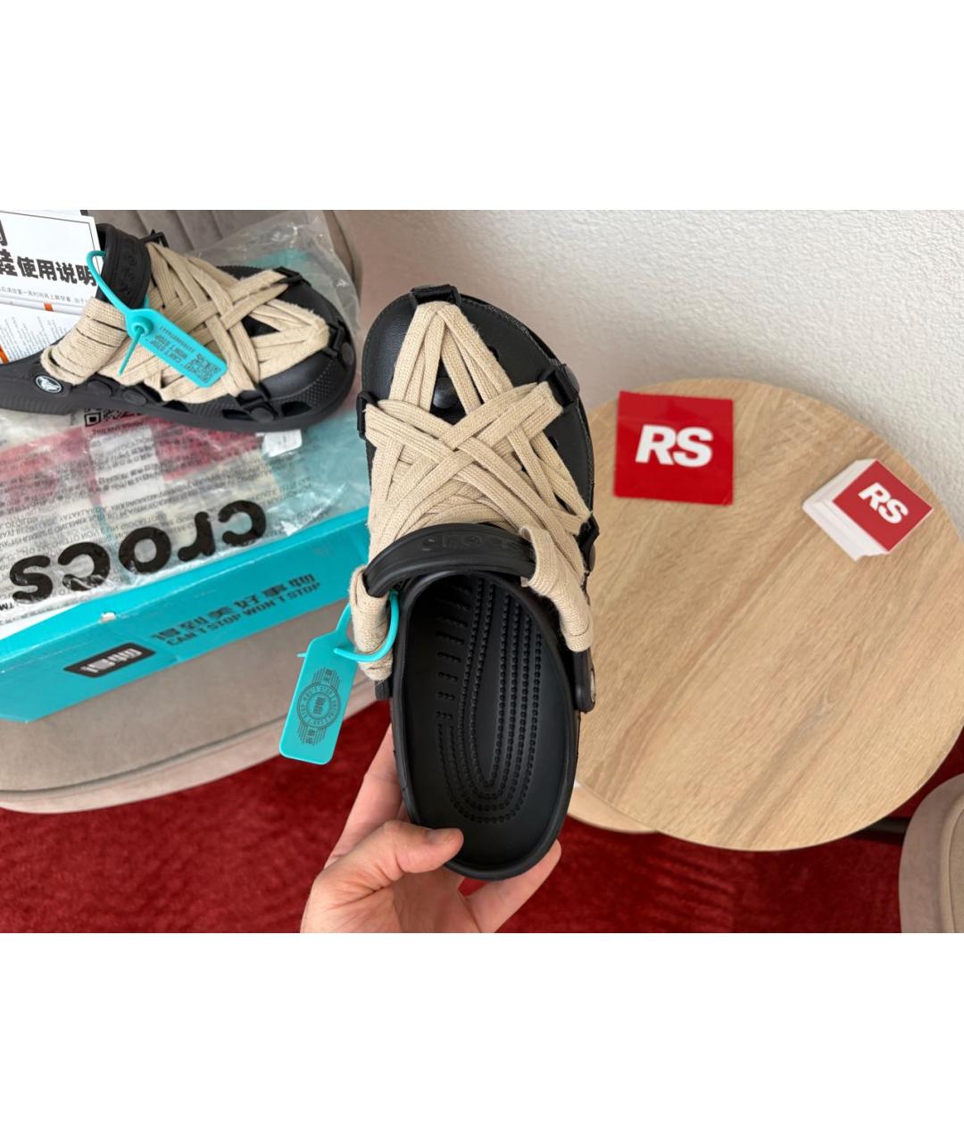 CROCS Черные низкие кроссовки / кеды, фото 3