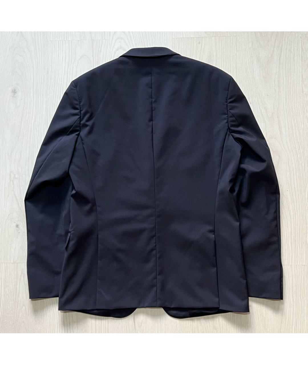 HUGO BOSS Темно-синий шерстяной пиджак, фото 2