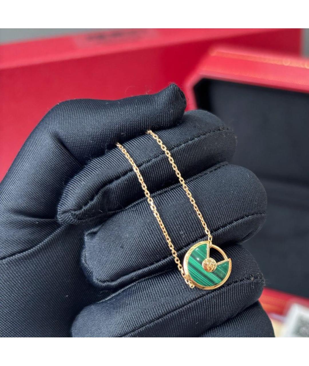 CARTIER Зеленый браслет из розового золота, фото 7