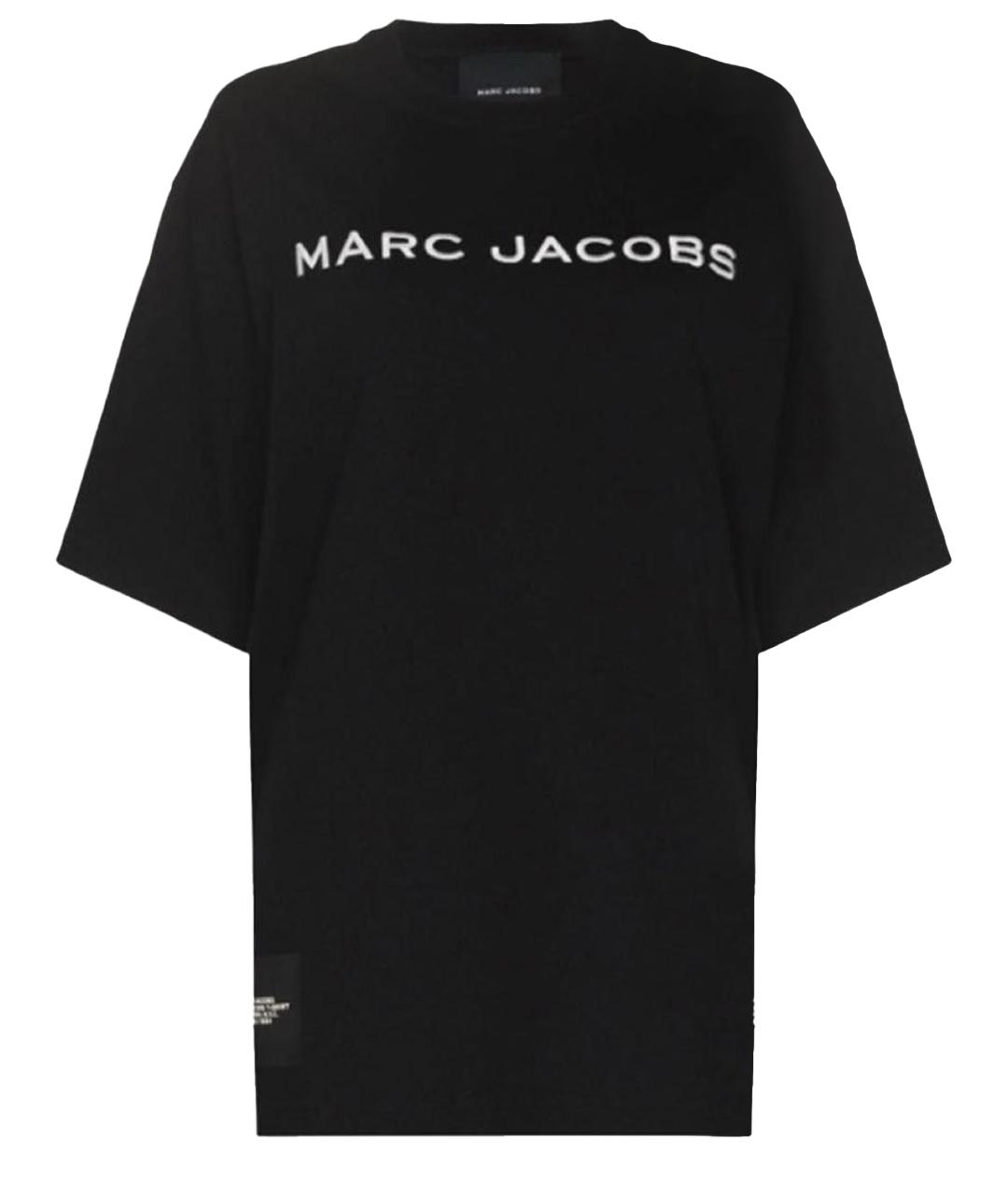 MARC JACOBS Черная хлопковая футболка, фото 1