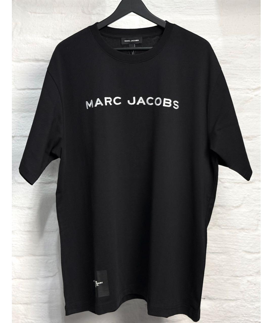 MARC JACOBS Черная хлопковая футболка, фото 4