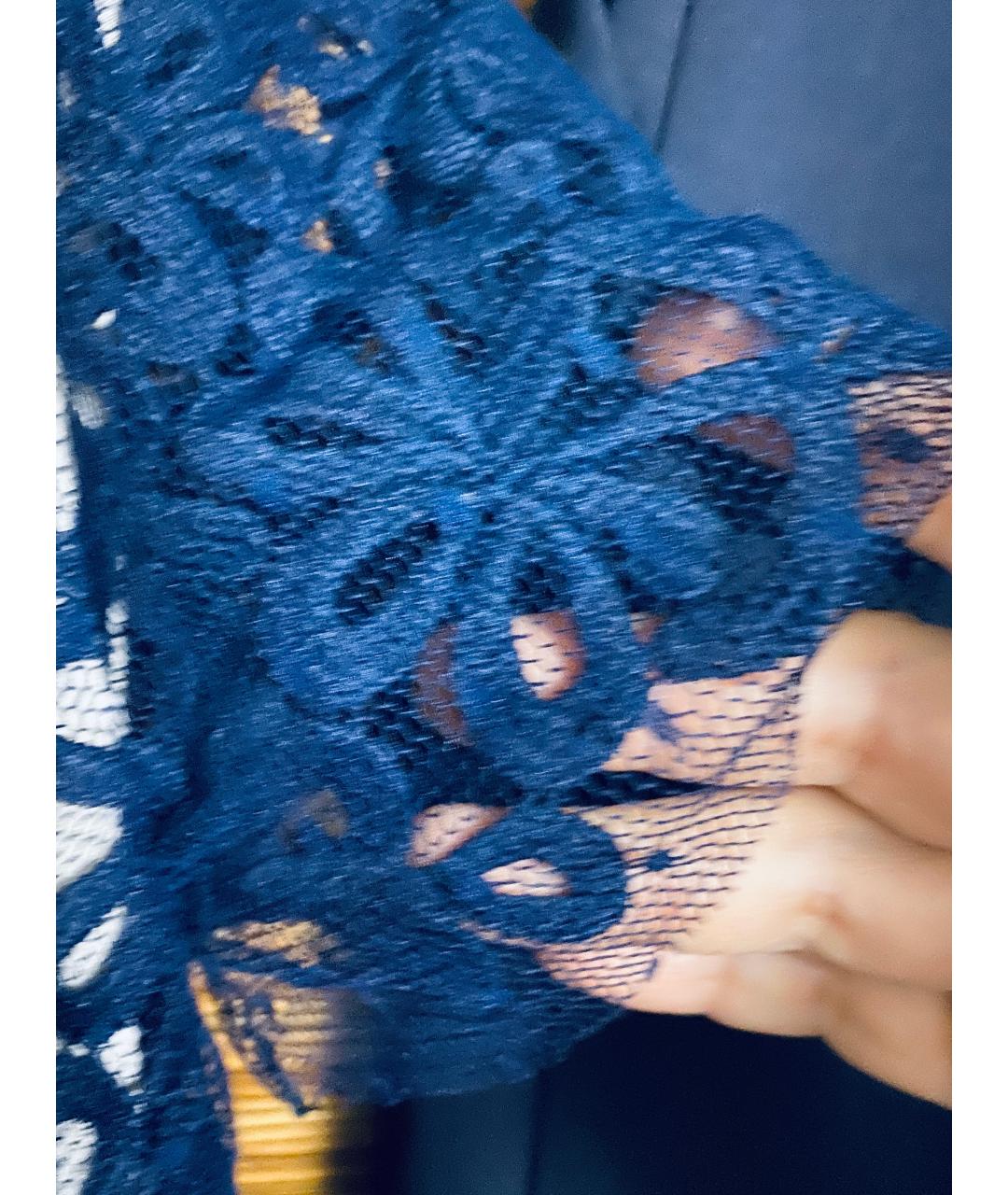 ERMANNO SCERVINO Синий вискозный костюм с юбками, фото 7