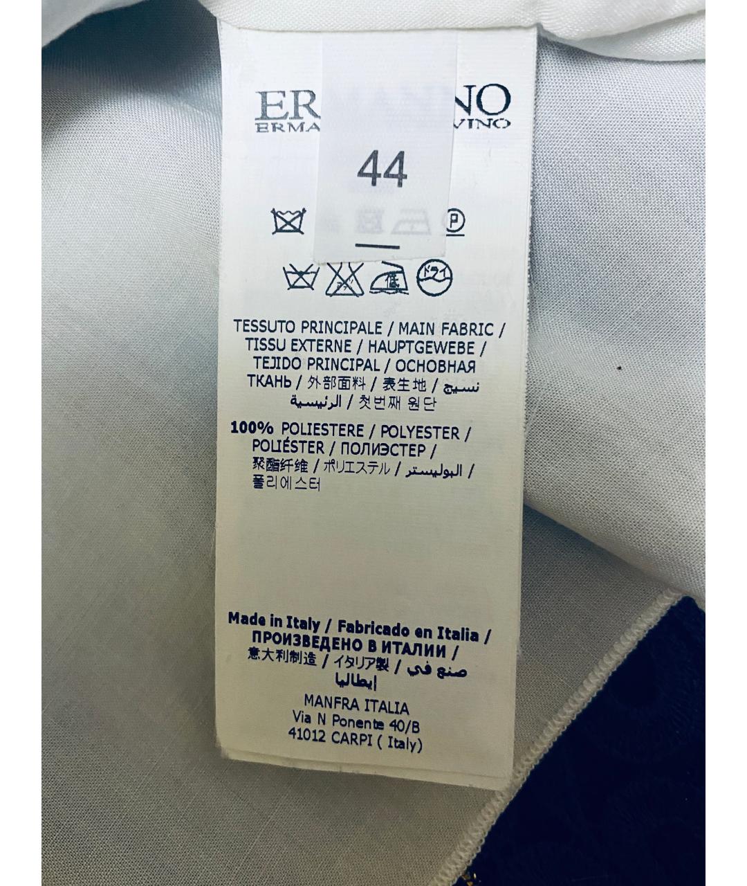 ERMANNO SCERVINO Синий вискозный костюм с юбками, фото 5