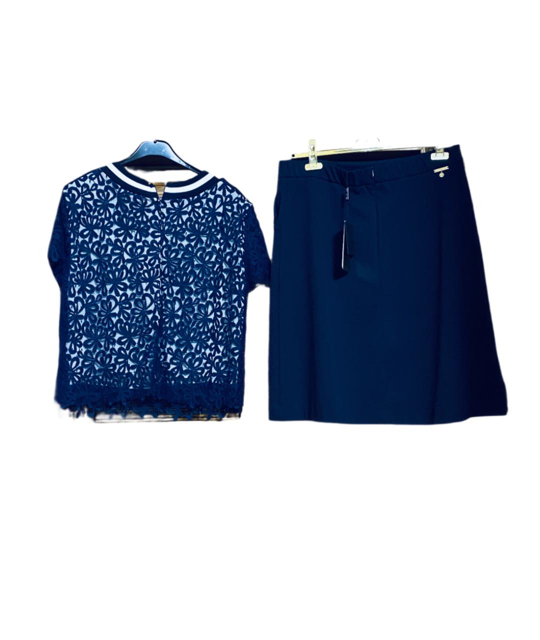 ERMANNO SCERVINO Синий вискозный костюм с юбками, фото 2