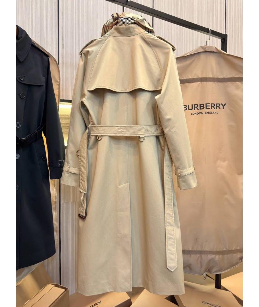 BURBERRY Бежевая парка, фото 4