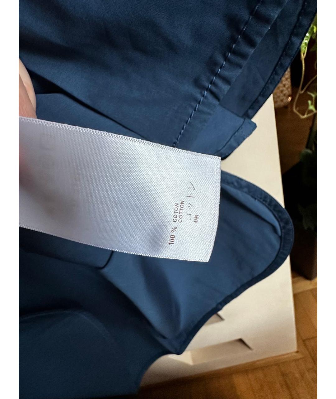 LOUIS VUITTON Синяя хлопковая майка, фото 5